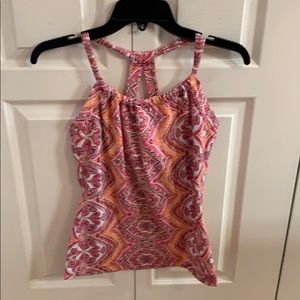 Pink & orange Title Nine knit top